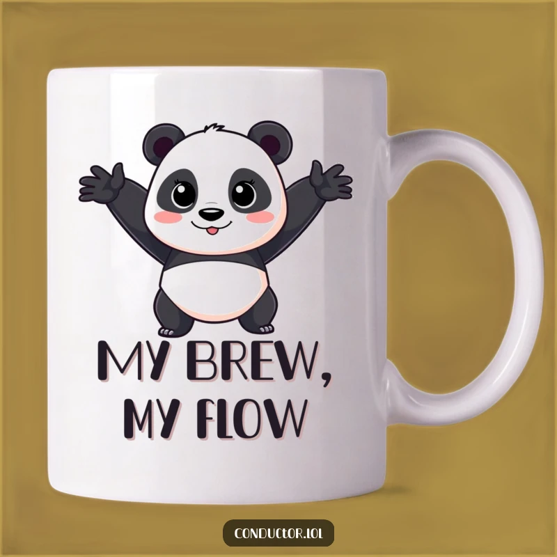 Funny Panda Performer Mug: A Hilarious Gift for Dramatic & Expressive Folks