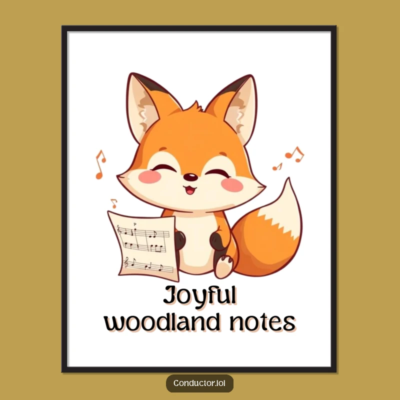 Funny Fox Composer Digital Art - Instant Intense Joy