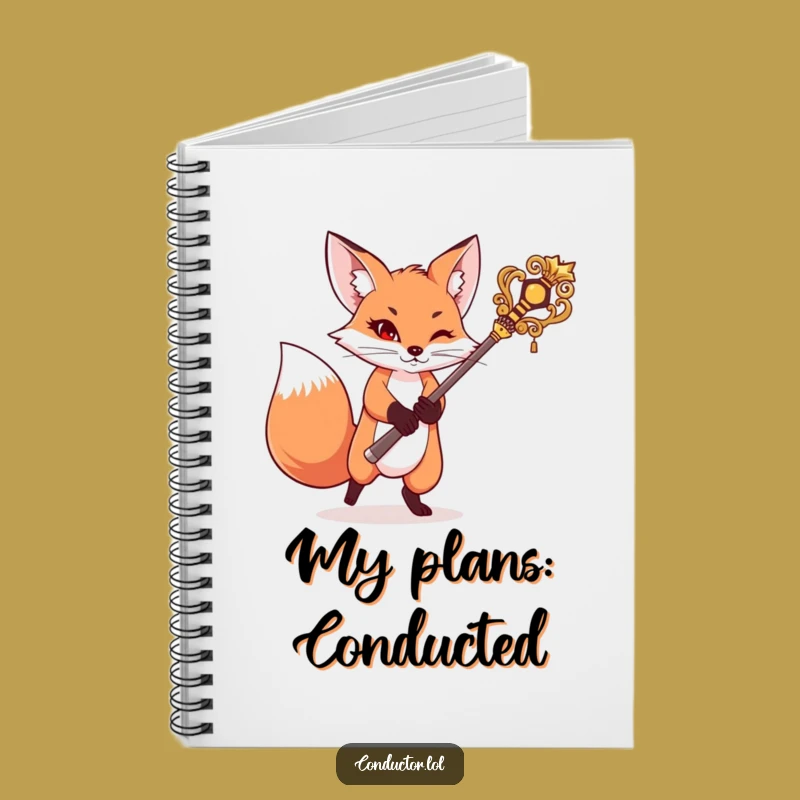 Funny Fox Notebook: Jot Down Ideas with Mischievous Precision