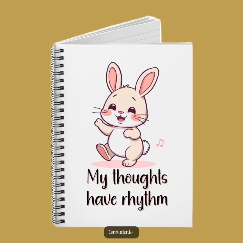 Funny Rabbit Notebook: Jot Down Ideas with Cheerful Rhythm