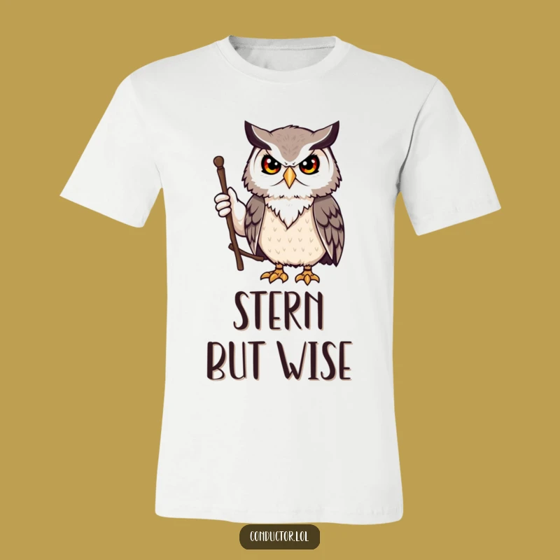 Funny Owl Leader T-Shirt: Command Attention with Wise Humor